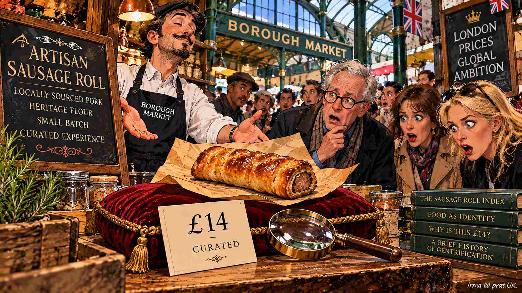 Borough Market Vendor Sells £14 Sausage Roll, Explains It Has Been ‘Curated’ Rather Than Cooked