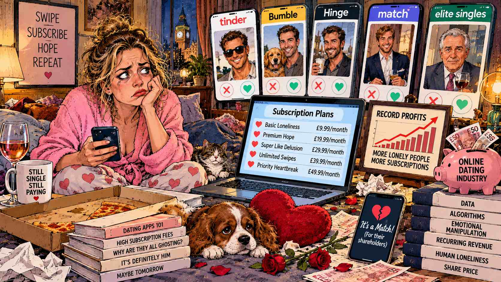 Online Dating Industry Perfects the Business of Loneliness
