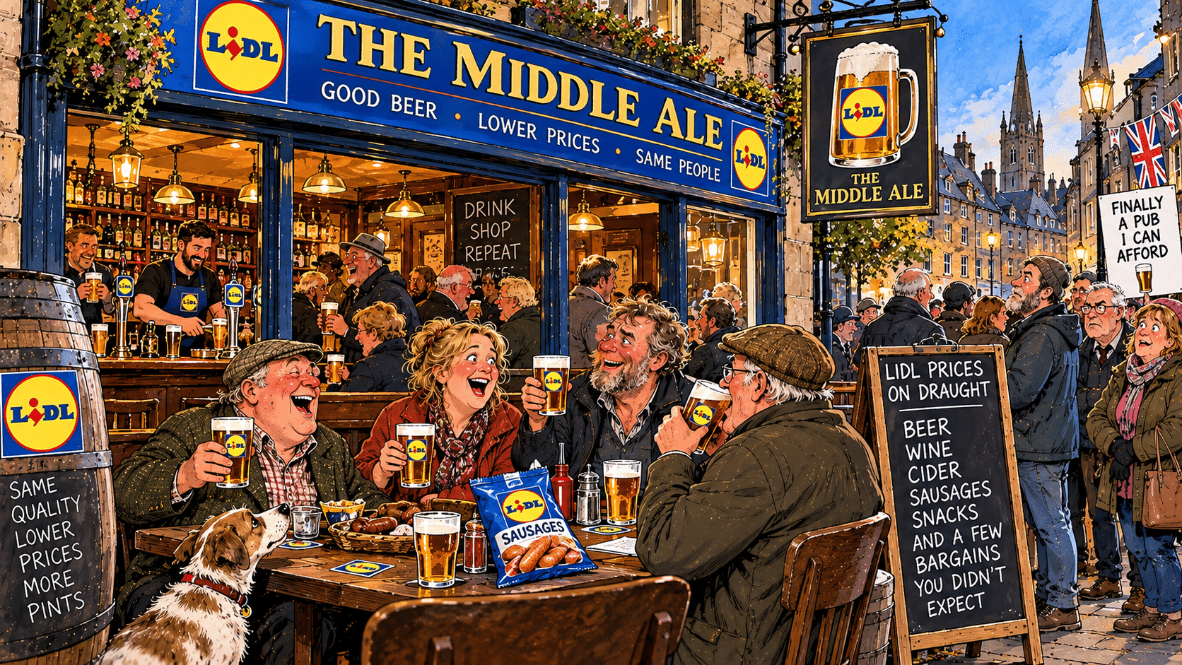 The Middle Ale: Lidl Opens a Pub to Win a Drinks Licence