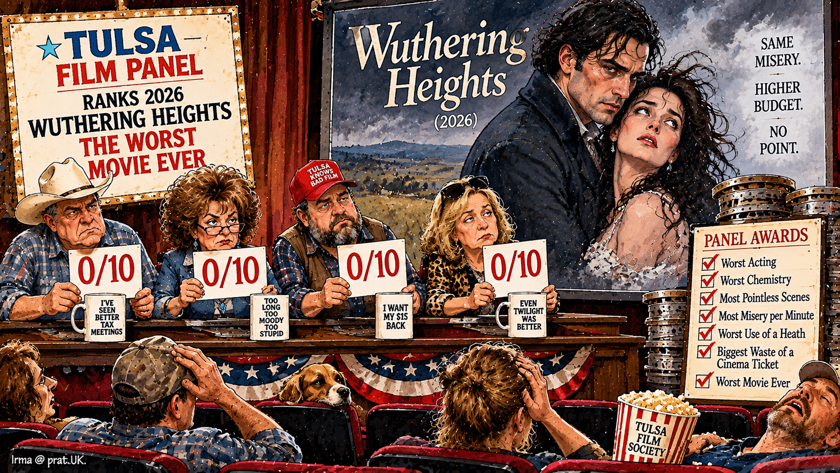 Tulsa Panel Ranks 2026 Wuthering Heights the Worst Movie Ever