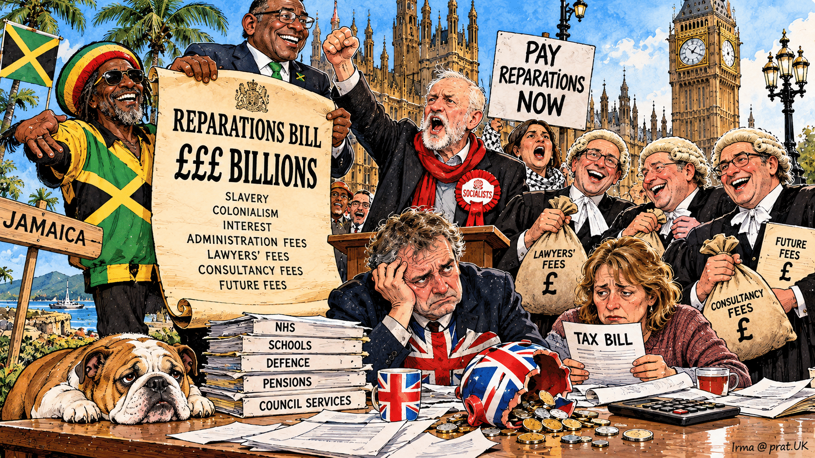 Jamaica Demands Reparations for Slavery Abolished 192 Years Ago, British Taxpayers Ask Whether They Can Also Submit Invoices for Crimes Committed Before Their Grandparents Were Born