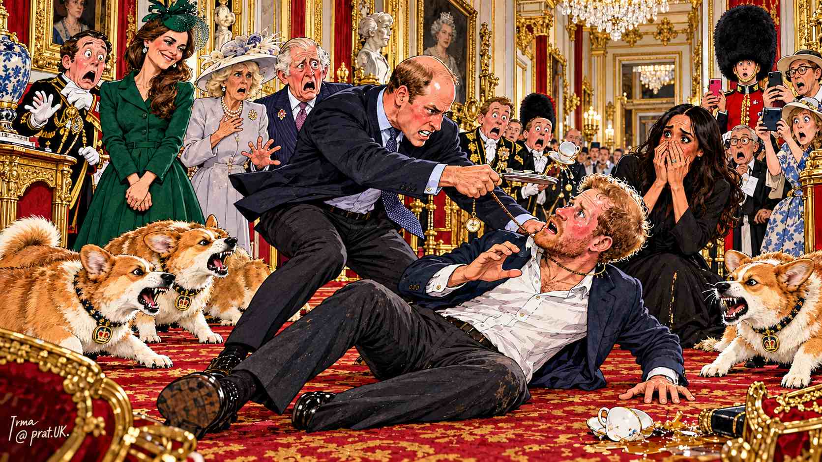 Tabloids Warn Charity Visit Risks Royal Civil War