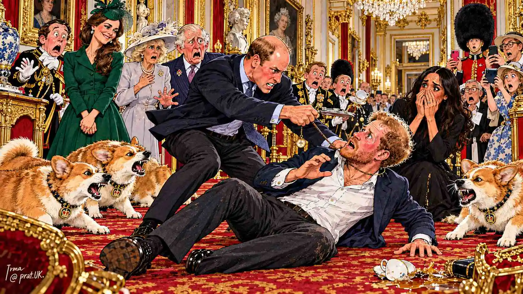 Tabloids Warn Charity Visit Risks Royal Civil War