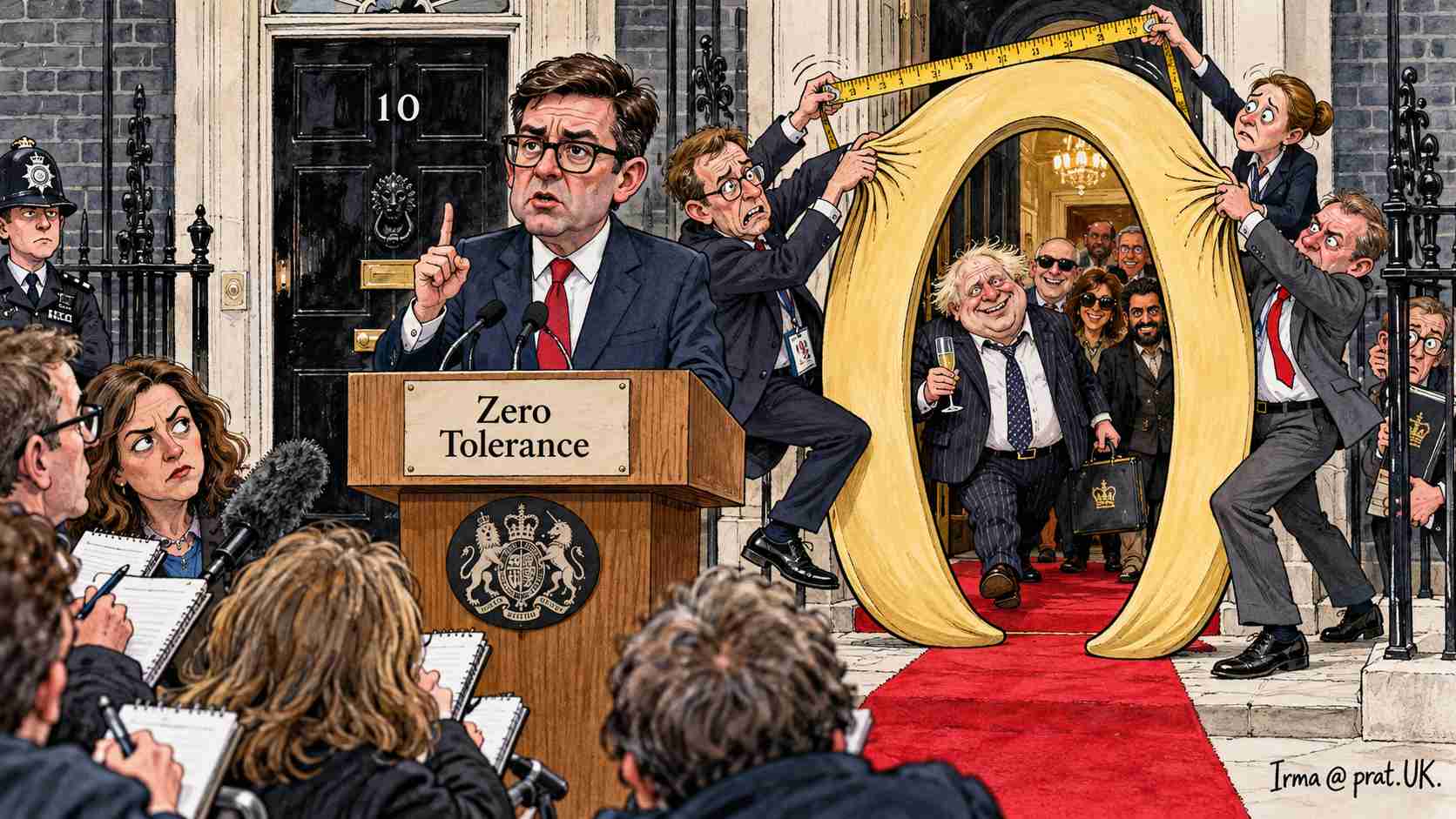 Andy Burnham’s Government Promises Zero Tolerance for Extremism, Then Discovers Zero Is a Surprisingly Flexible Number When Controversy Reaches Downing Street